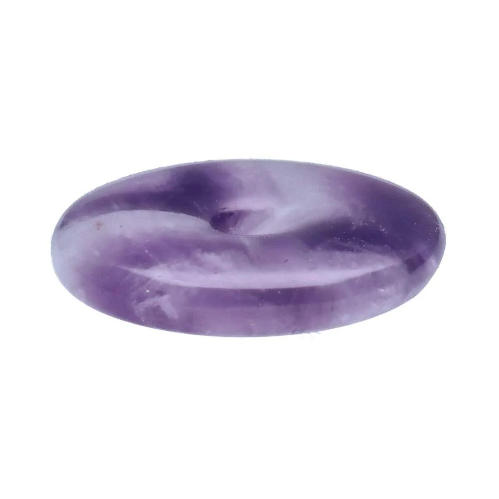 Аметистов висулков камък Pi Donut L
