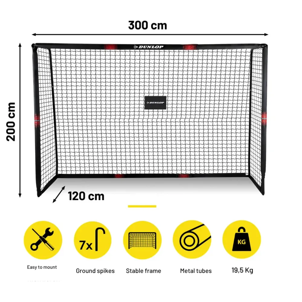 Dunlop футболна врата 300x200x120