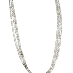 Колие с верига Figaro, Сребро