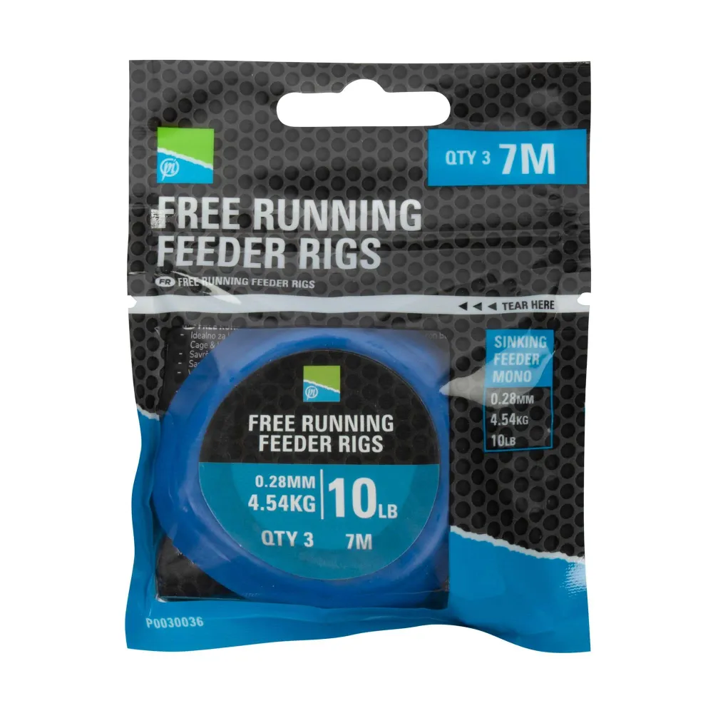 FREE RUNNING FEEDER RIGS