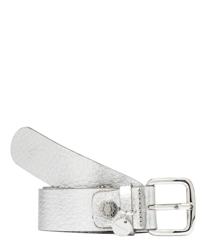 Gianni Chiarini Women's Maxi Grained Leather Belt 3.5 cm