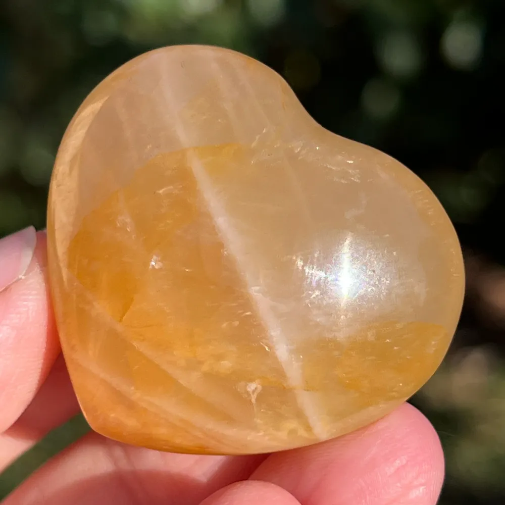Сърце Golden Healer, лимонов кварц модел мини1
