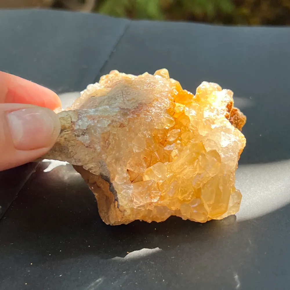 Клъстер лимонов кварц, Golden Healer 5A/7, Замбия