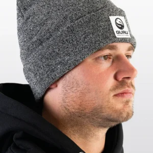 GREY PATCH BEANIE