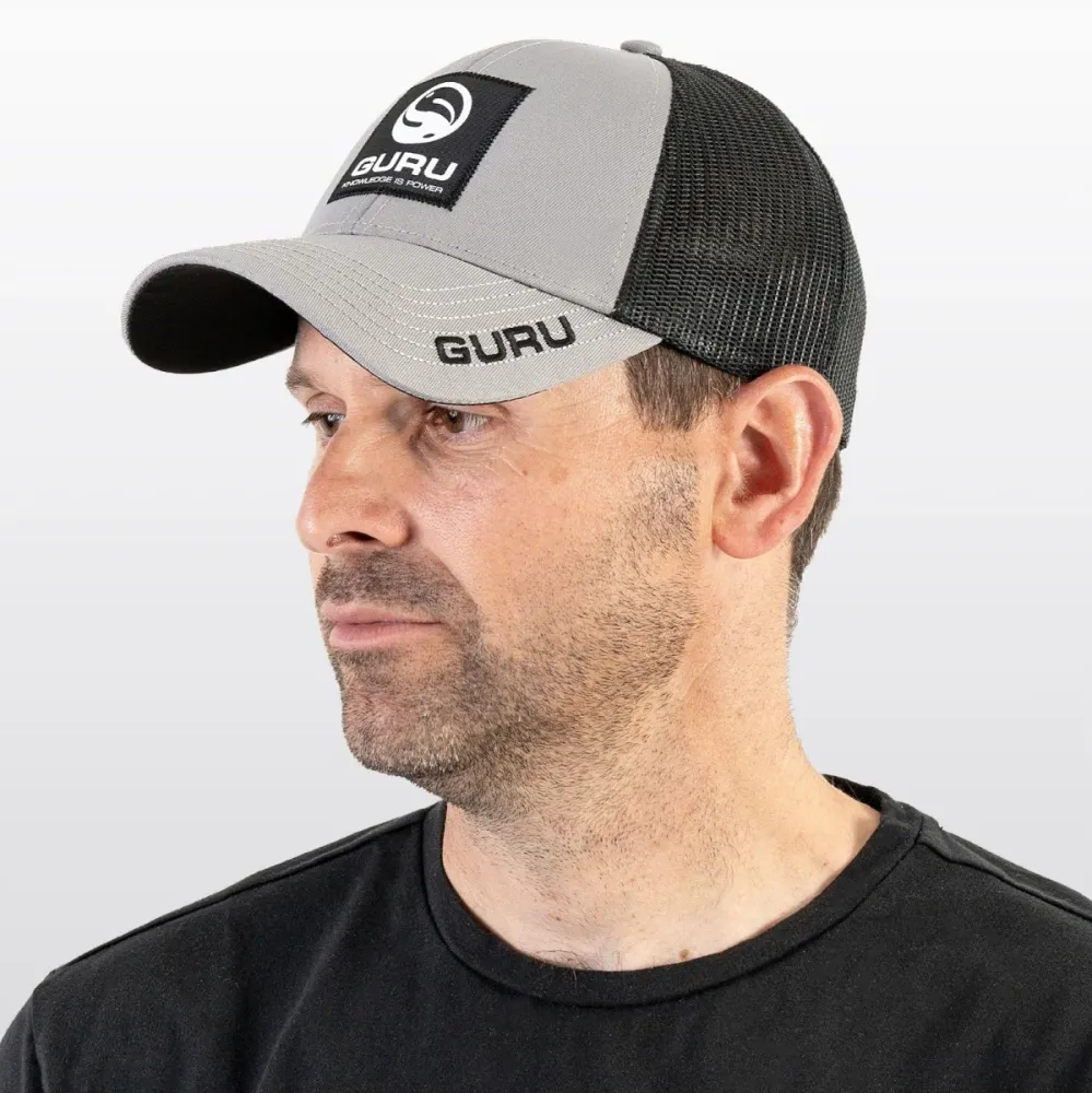 GREY PATCH TRUCKER CAP