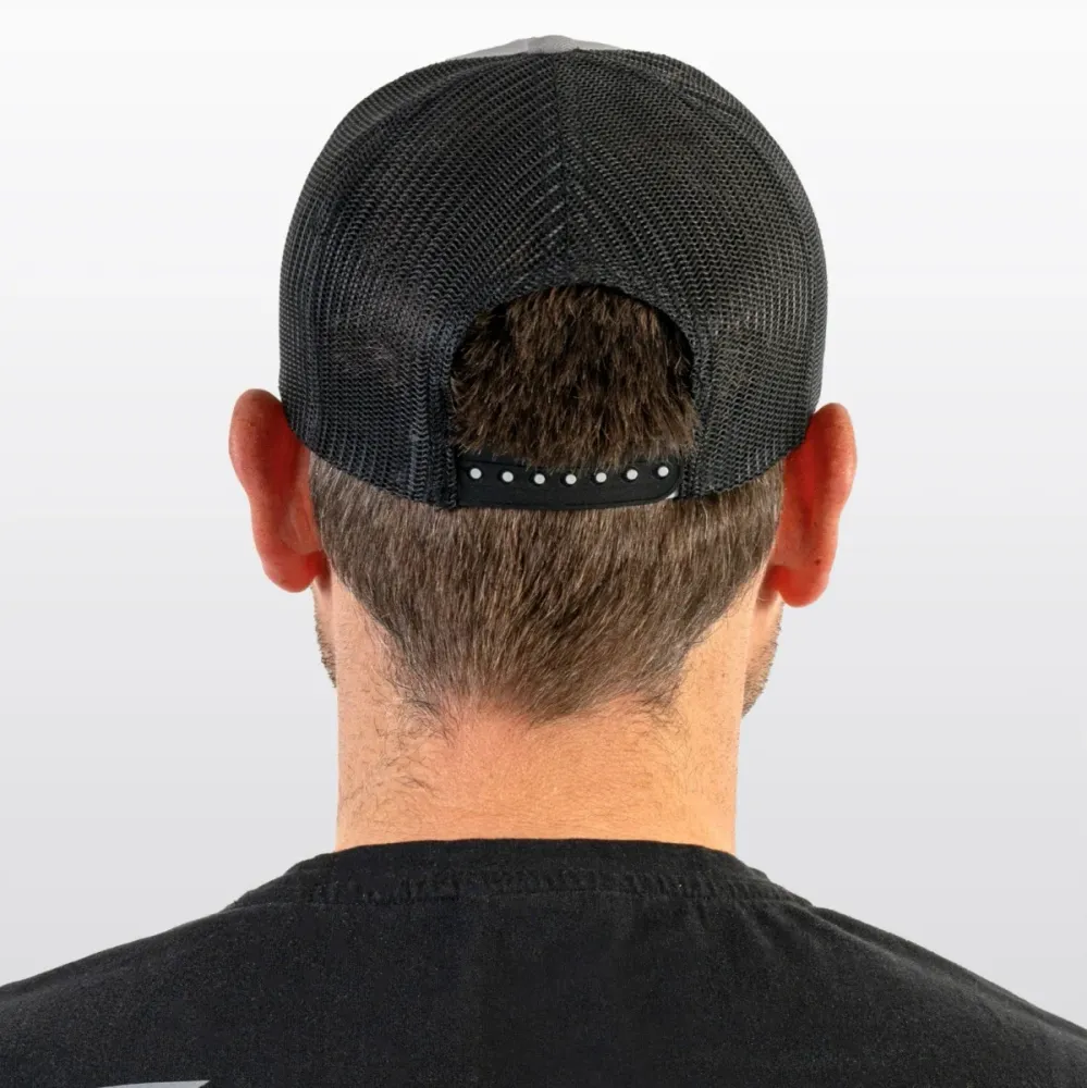 GREY PATCH TRUCKER CAP
