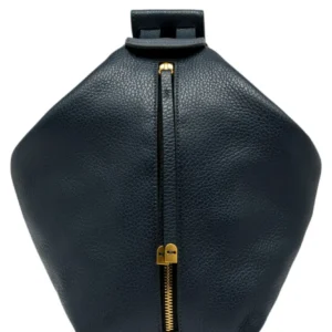 Guia Gianni Chiarini Hammered Leather Backpack Zip and Adjustable Shoulder Straps