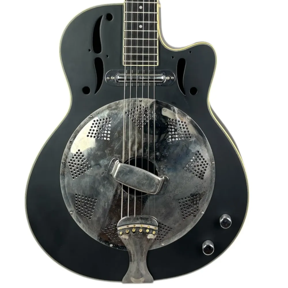 Harley Benton Resonator - Черен