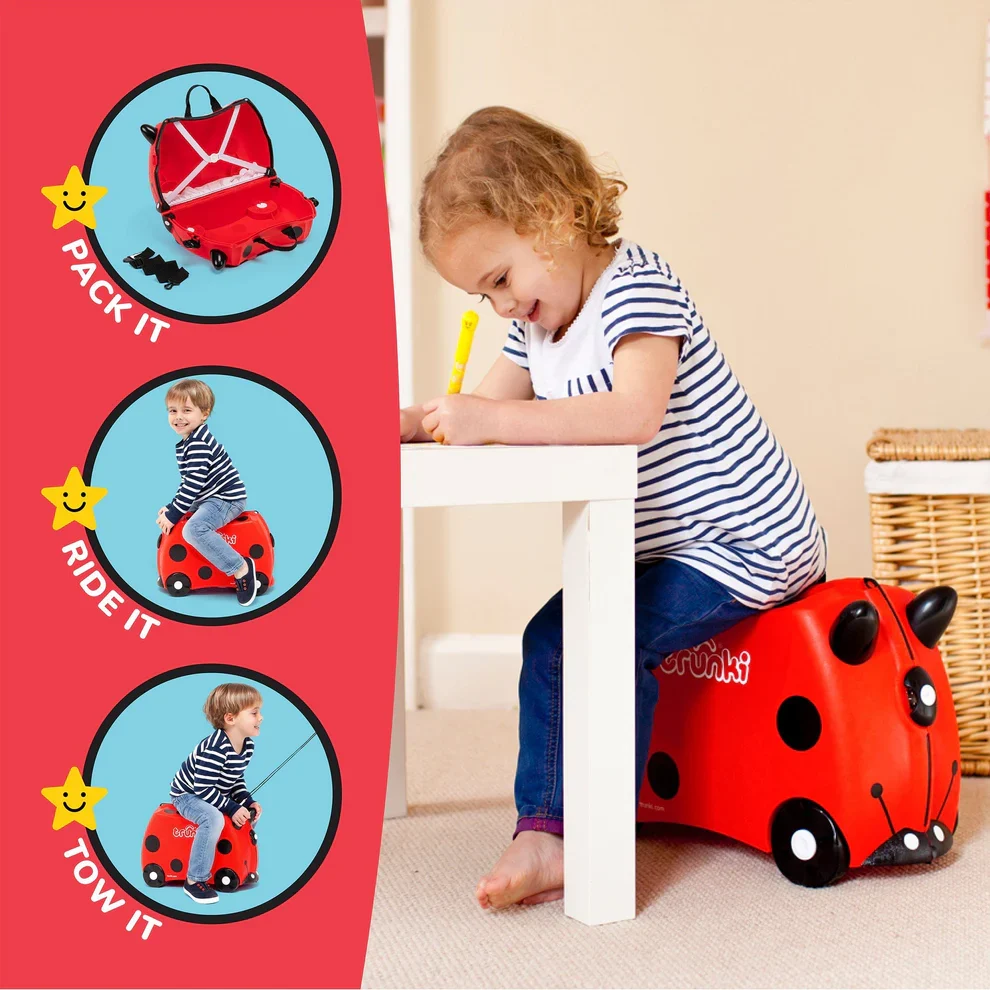 Детско куфарче Harley Ladybird Trunki