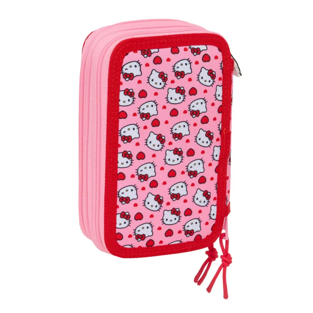 Пътническа Чанта Hello Kitty Розов 12,5 x 19,5 x 5,5 cm 37 Части