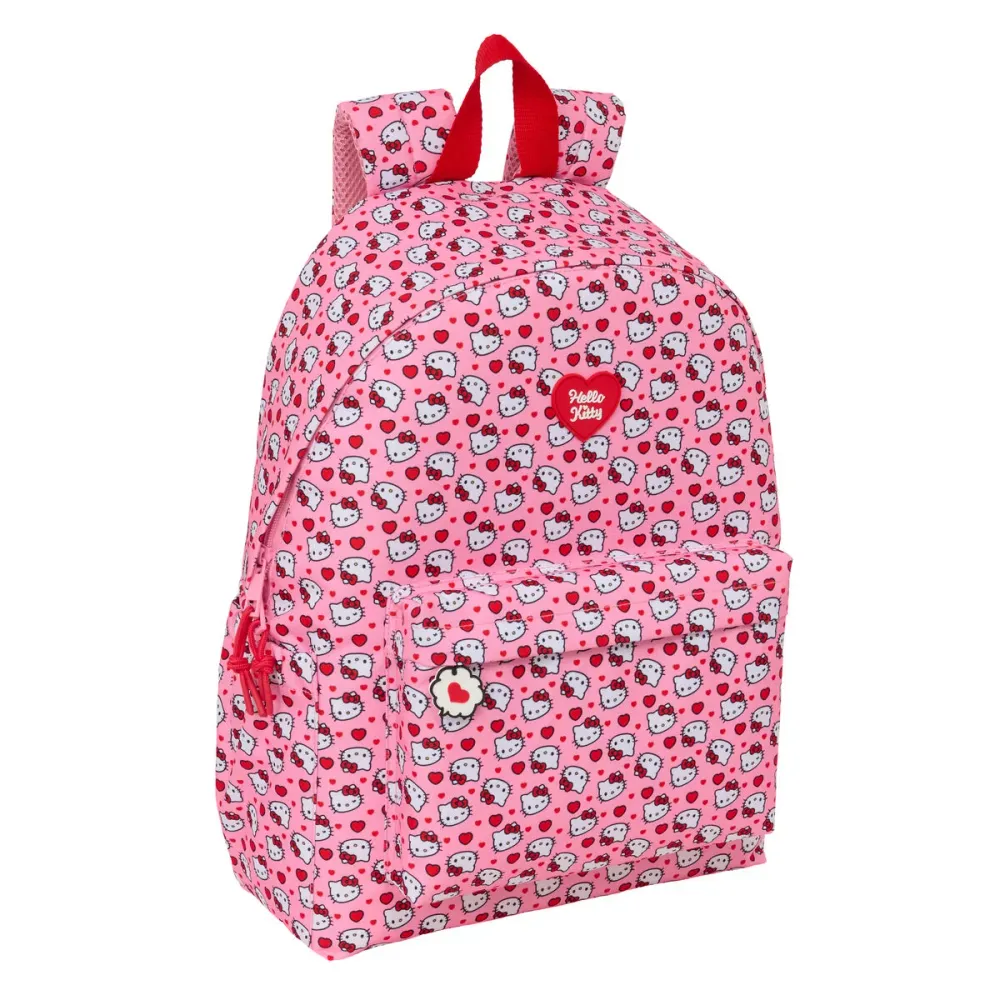 Училищна чанта Hello Kitty Розов 31 x 43 x 13 cm