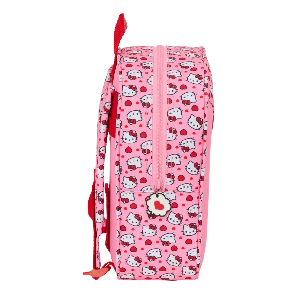 Училищна чанта Hello Kitty Розов 22 x 27 x 10 cm