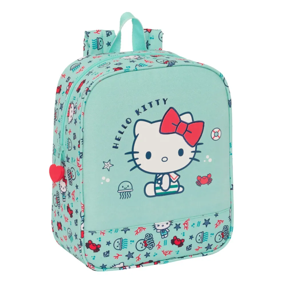 Детска раница Hello Kitty Sea lovers цвят тюркоаз 22 x 27 x 10 cm