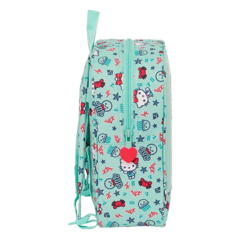 Детска раница Hello Kitty Sea lovers цвят тюркоаз 22 x 27 x 10 cm