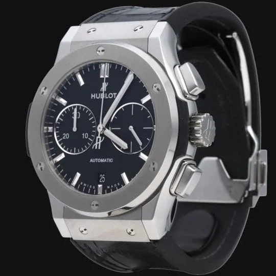 Часовник Hublot Montre Classic Fusion 45 Хронограф Титан Син