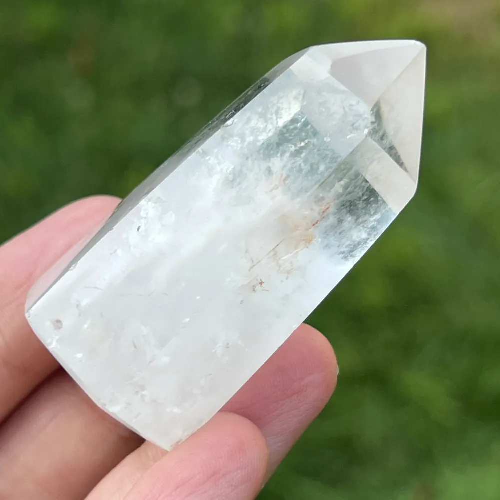 ICY 17 безцветен кристален скален кварцов генератор/накрайник