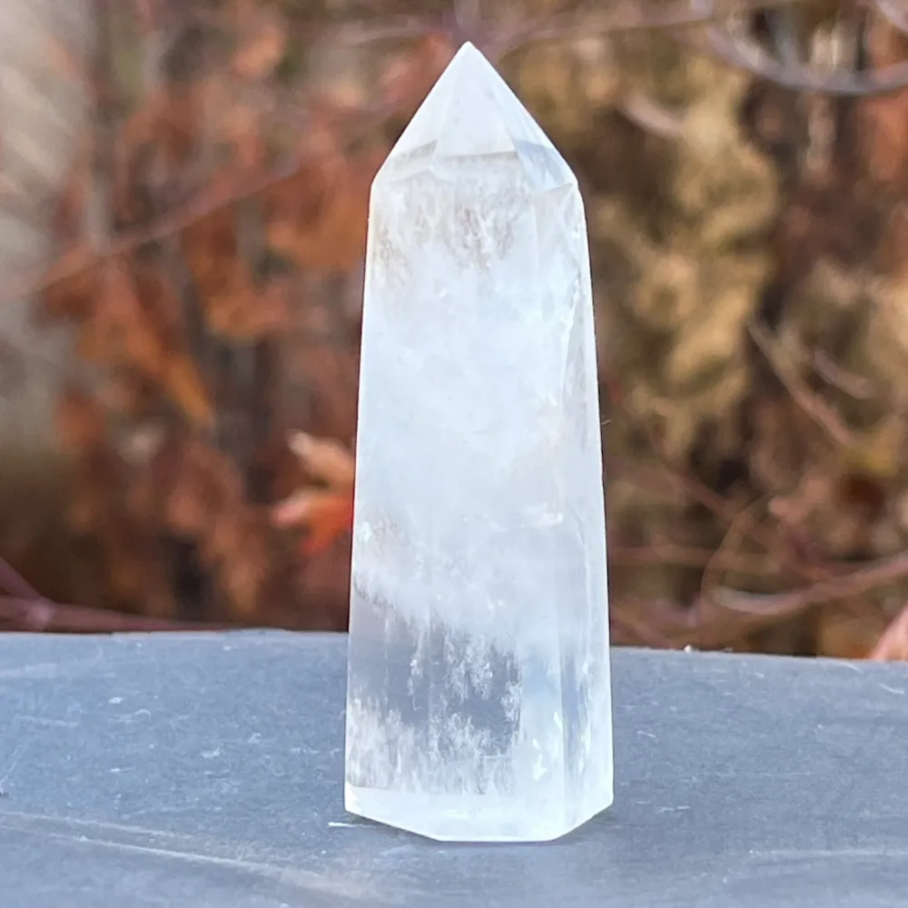 ICY 43 безцветен кристален скален кварцов генератор/ накрайник
