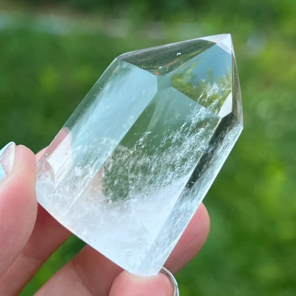 ICY 15 безцветен кристален скален кварцов генератор/накрайник