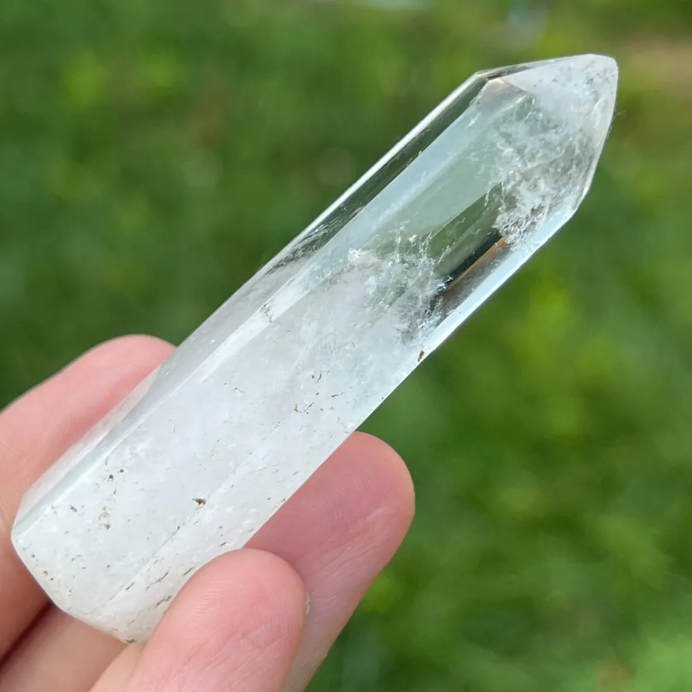 ICY 69 безцветен кристален скален кварцов генератор/ накрайник
