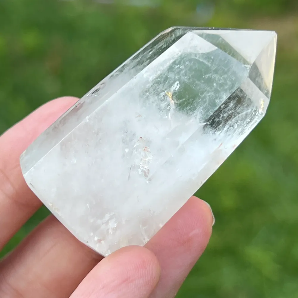 ICY 17 безцветен кристален скален кварцов генератор/накрайник