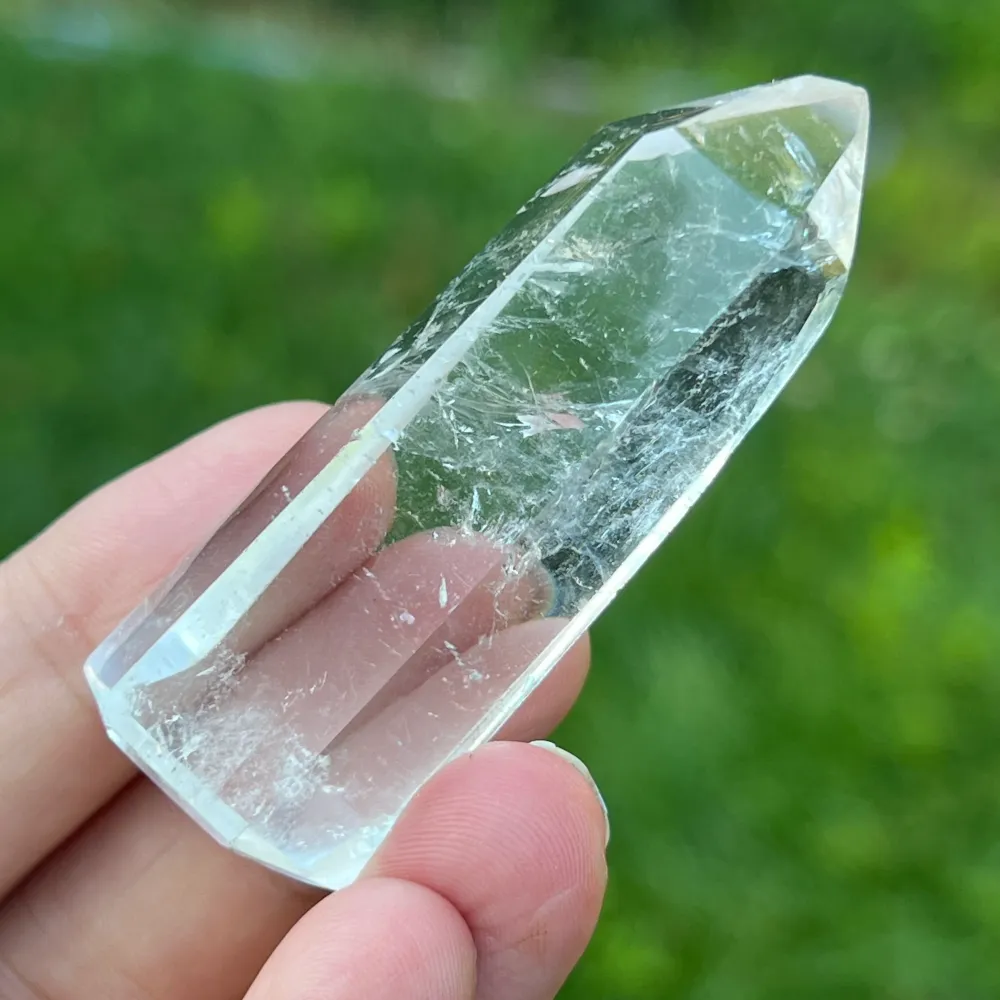 ICY 71 безцветен кристален скален кварцов генератор/ накрайник