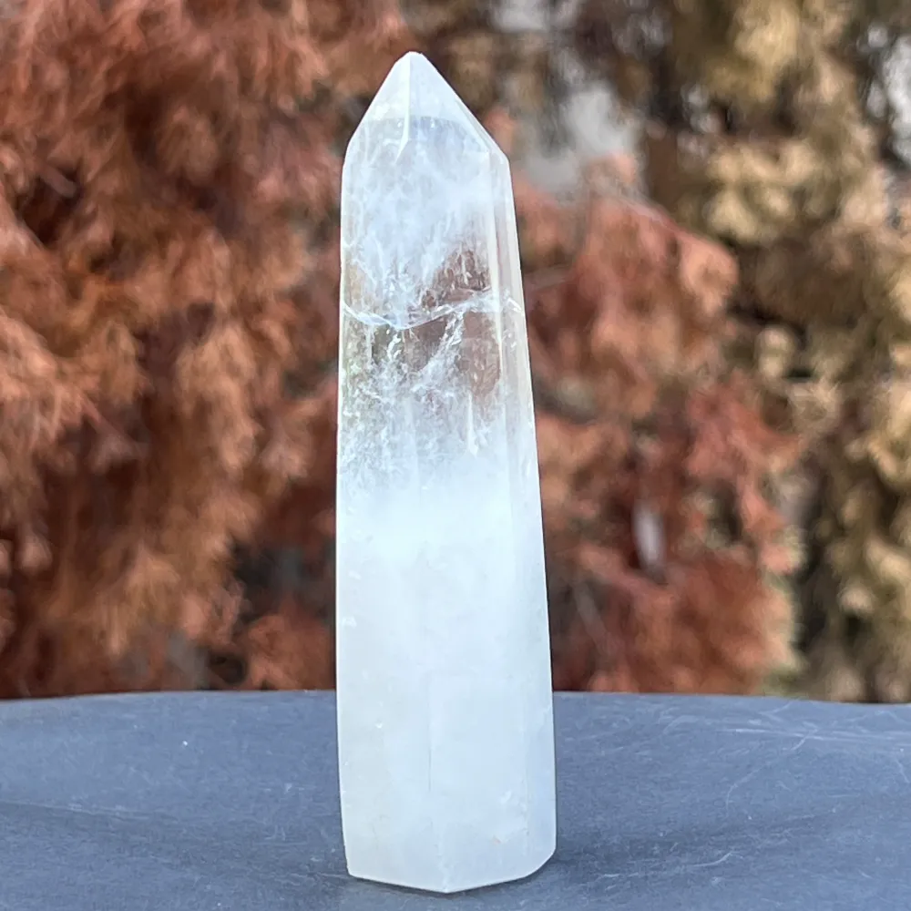 ICY 61 безцветен кристален скален кварцов генератор/ накрайник