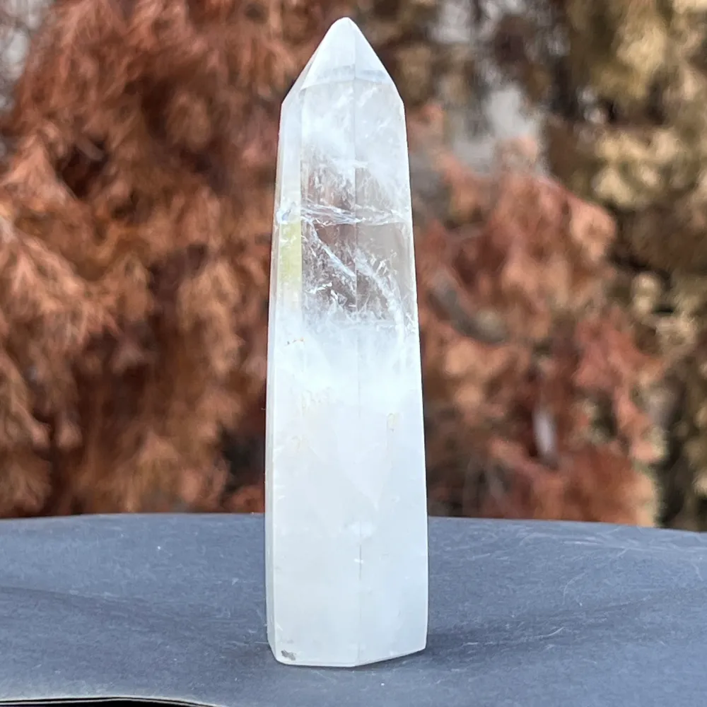 ICY 61 безцветен кристален скален кварцов генератор/ накрайник