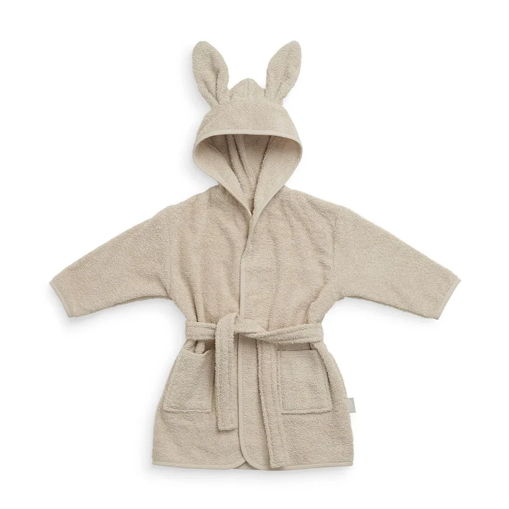 Jollein Бебешки халат Nougat Beige 1-2 години