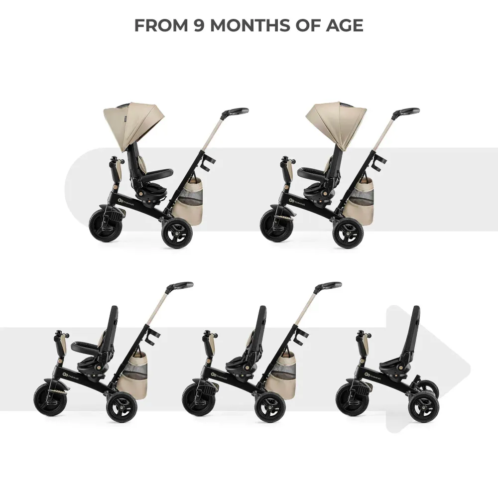 KinderKraft EASYTWIST бежова триколка KREASY00BEG0000