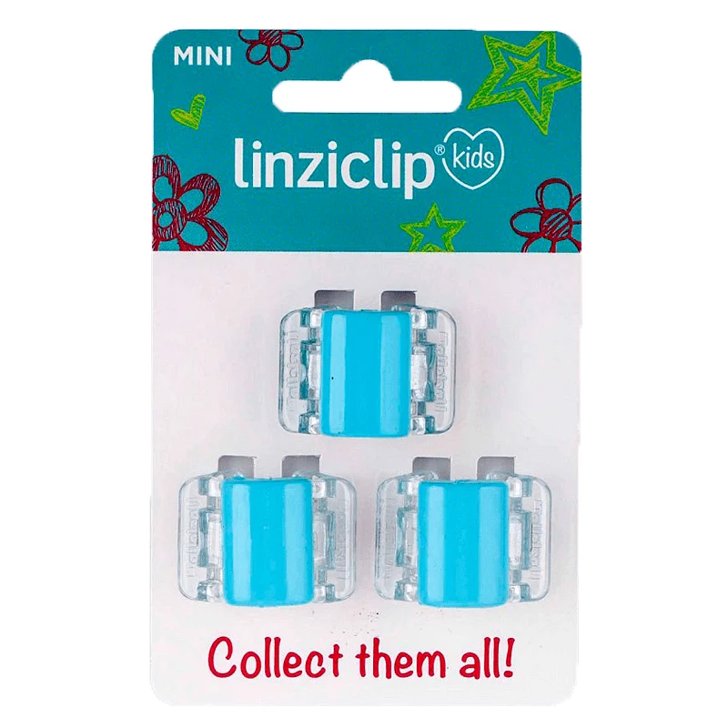 Щипка за коса детска малка тюркоаз Linziclip kids MINI