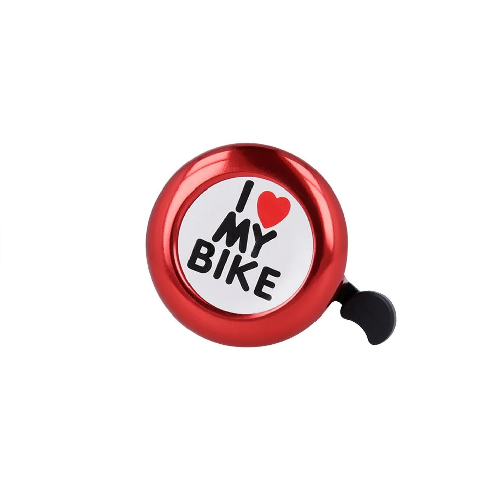 Велосипеден звънец I love my bike Forever Outdoor червен