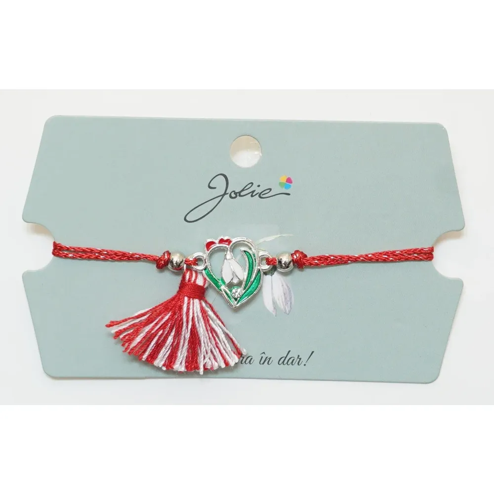 Martisor Bratara Ciucure cu Pandantiv, Model 23