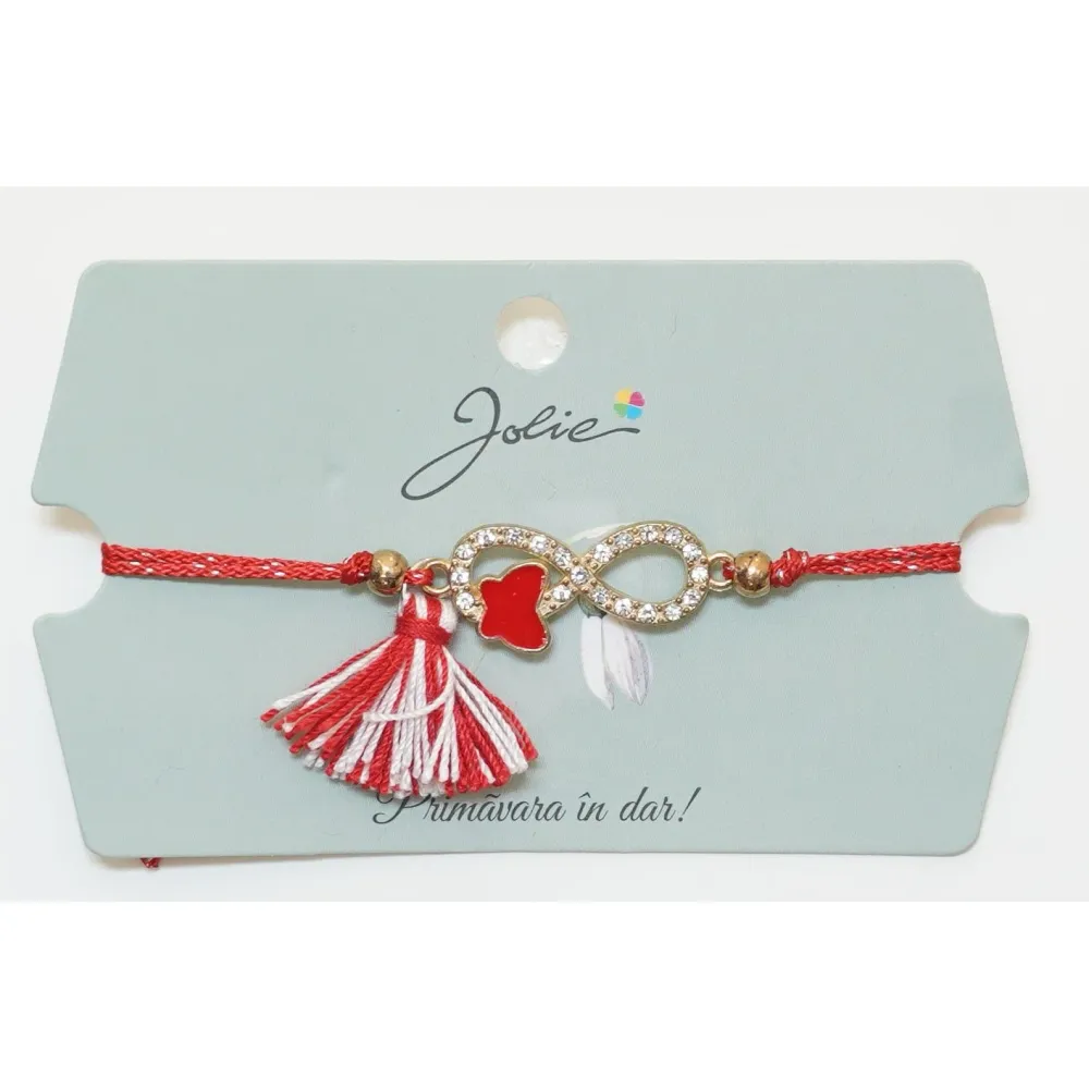 Martisor Bratara Ciucure cu Pandantiv, Model 8