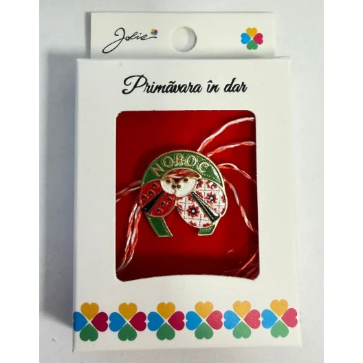 Martisor Brosa Mica Cutie, Dimensiune Brosa 2.5-3 cm, Material Metal, Model 7