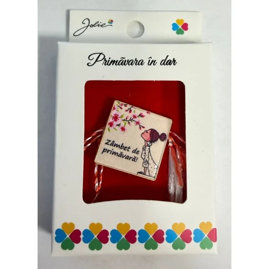 Martisor Brosa Mica Cutie, Dimensiune Brosa 2.5-3 cm, Material Metal, Model 4