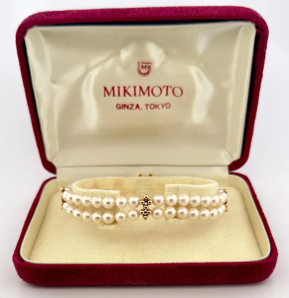 MIKIMOTO - Перлена гривна Akoya