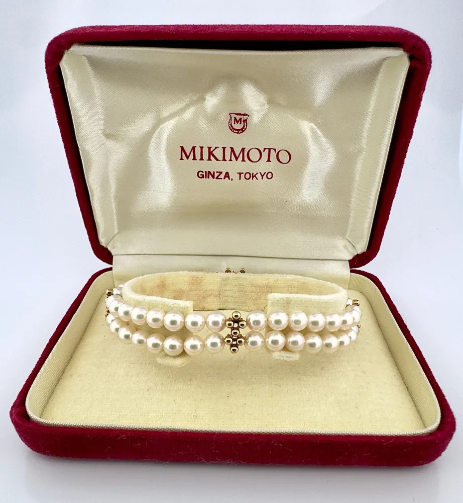 MIKIMOTO - Перлена гривна Akoya