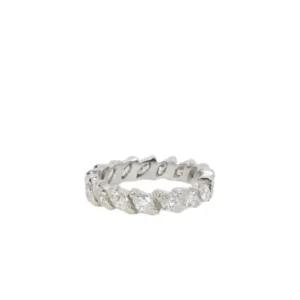 Сватбена халка Американски диаманти navette 2.55 ct