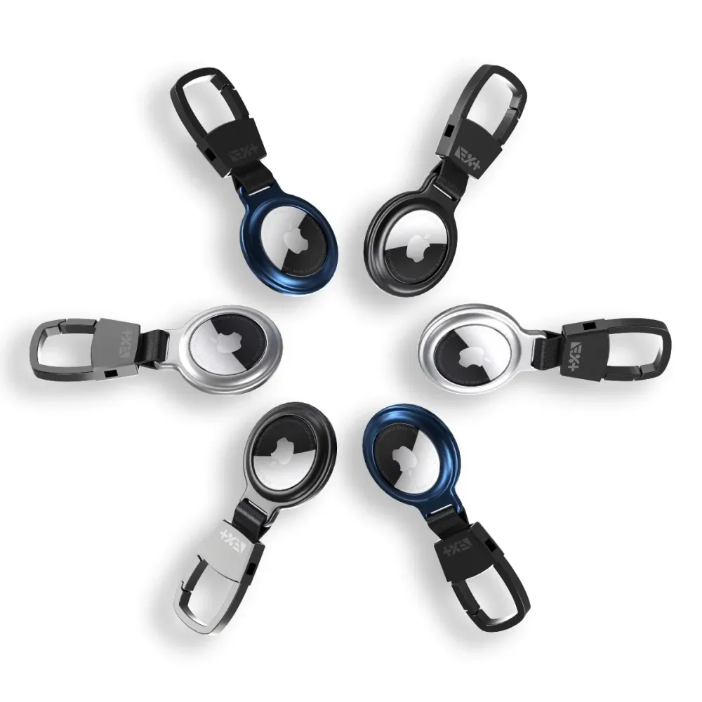 NEXT ONE AirTag Magnetic Aluminium Key Carabiner Black