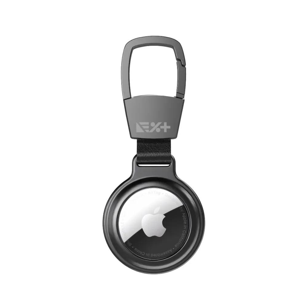 NEXT ONE AirTag Magnetic Aluminium Key Carabiner Black