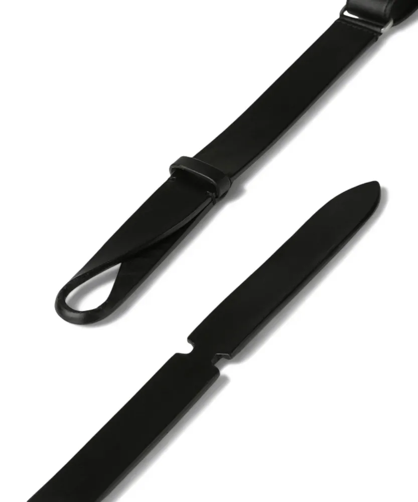 Nobuckle Bull Leather Belt Without Buckle