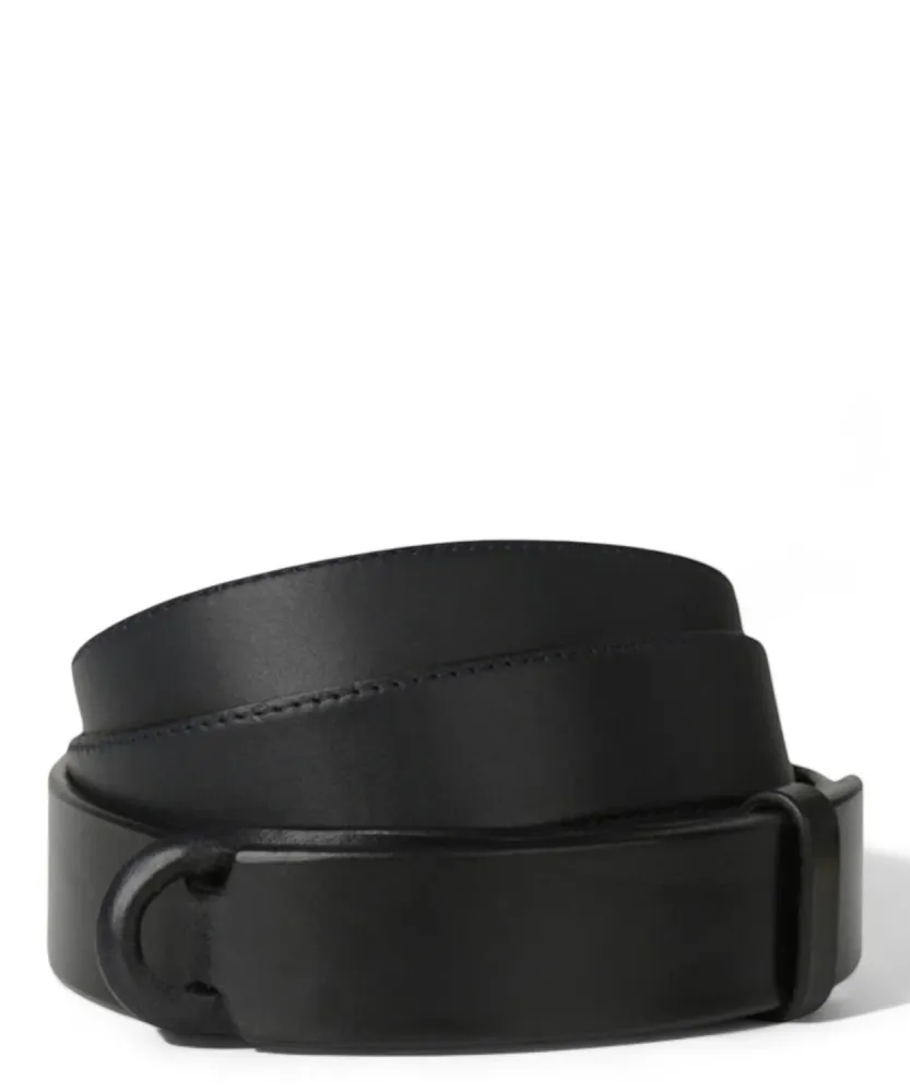 Nobuckle Bull Leather Belt Without Buckle