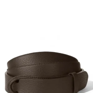 Nobuckle Micron Hammered Leather Belt Without Buckle