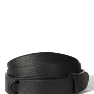Nobuckle Micron Hammered Leather Belt Without Buckle