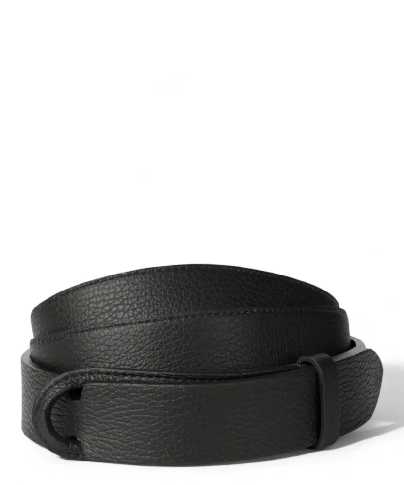 Nobuckle Micron Hammered Leather Belt Without Buckle