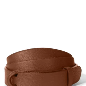 Nobuckle Micron Hammered Leather Belt Without Buckle