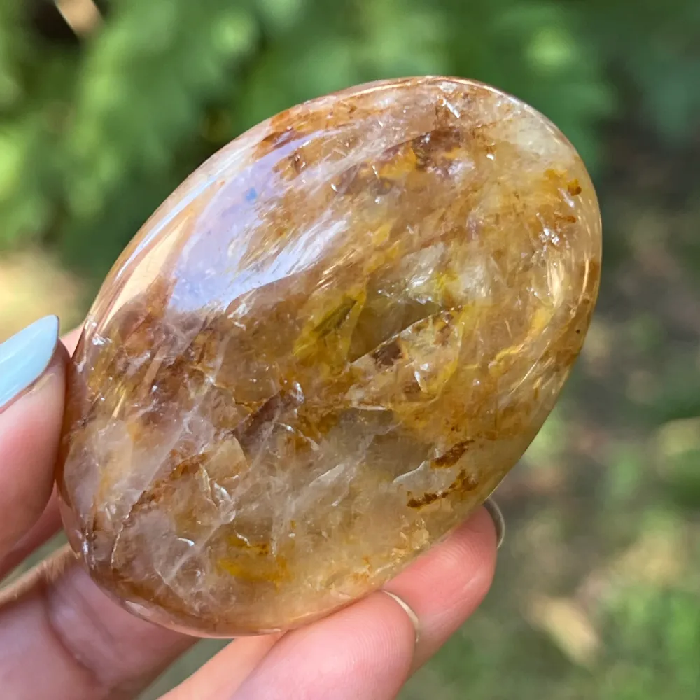 Palmstone кварц лимонен модел 5, Golden Healer