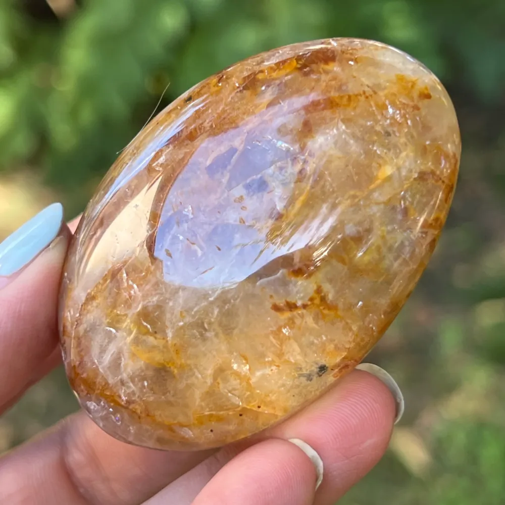 Palmstone кварц лимонен модел 5, Golden Healer