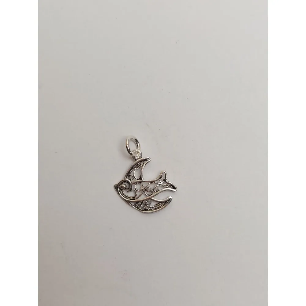 Pandantiv, Jolie Silver, Argint 925, Model Randunica Filigran, 0.8 G, 1.7 x 1.7 Cm