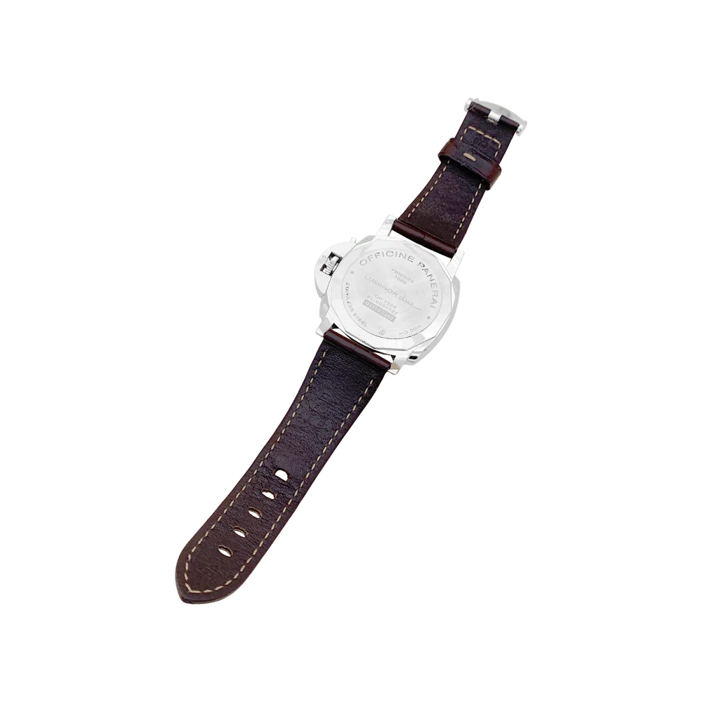 Часовник "Panerai Luminor Due", стомана, кожа.